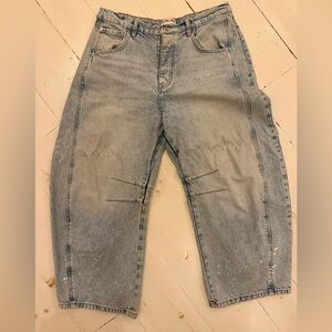 We the Free Barrel leg jeans